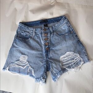 Sincerely Jules Light Blue Denim Shorts